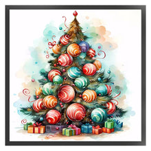 Load image into Gallery viewer, Christmas Tree (50*50CM) 11CT 3 Stamped Cross Stitch
