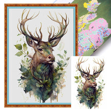 Load image into Gallery viewer, Deer (50*70CM) 11CT 3 Stamped Cross Stitch
