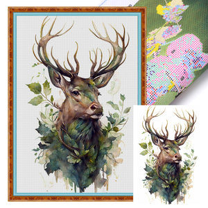 Deer (50*70CM) 11CT 3 Stamped Cross Stitch