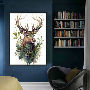 Deer (50*70CM) 11CT 3 Stamped Cross Stitch