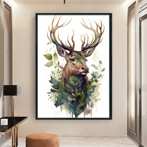 Deer (50*70CM) 11CT 3 Stamped Cross Stitch