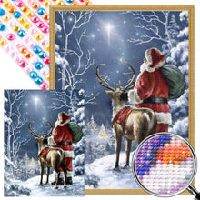 Load image into Gallery viewer, Full Of Diamonds Santa Claus 30*40CM(Picture) Full Round Drill Diamond Painting
