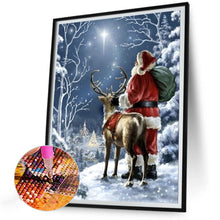 Load image into Gallery viewer, Full Of Diamonds Santa Claus 30*40CM(Picture) Full Round Drill Diamond Painting
