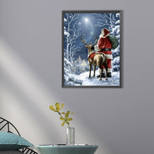 Load image into Gallery viewer, Full Of Diamonds Santa Claus 30*40CM(Picture) Full Round Drill Diamond Painting
