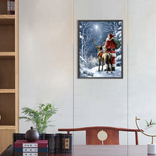 Load image into Gallery viewer, Full Of Diamonds Santa Claus 30*40CM(Picture) Full Round Drill Diamond Painting
