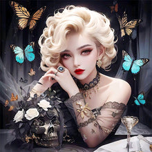 Load image into Gallery viewer, Frizzy Beauty (50*50CM) 11CT 3 Stamped Cross Stitch
