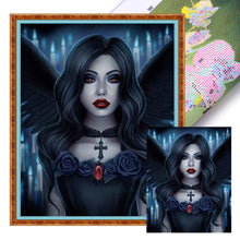 Load image into Gallery viewer, Dark Lady (40*50CM) 11CT 3 Stamped Cross Stitch
