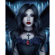 Load image into Gallery viewer, Dark Lady (40*50CM) 11CT 3 Stamped Cross Stitch
