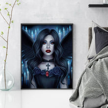 Load image into Gallery viewer, Dark Lady (40*50CM) 11CT 3 Stamped Cross Stitch
