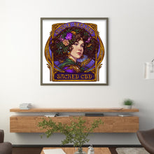Load image into Gallery viewer, Flower Lady (50*50CM) 11CT 3 Stamped Cross Stitch
