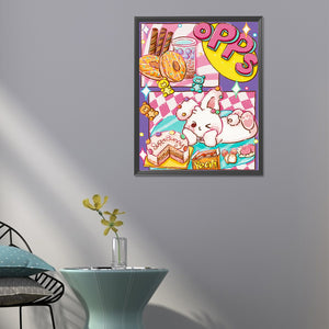 Cartoon Cover 40*50CM(Canvas) Full Round Drill Diamond Painting