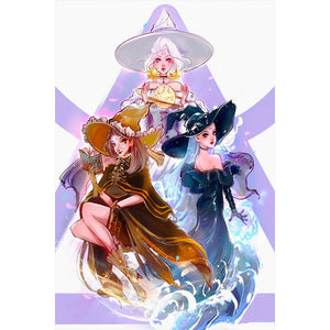 Magic Witch 40*60CM(Canvas) Full Round Drill Diamond Painting