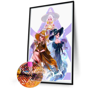 Magic Witch 40*60CM(Canvas) Full Round Drill Diamond Painting