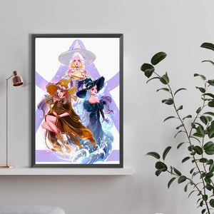 Magic Witch 40*60CM(Canvas) Full Round Drill Diamond Painting