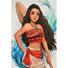 Load image into Gallery viewer, Princess Moana 40*60CM(Canvas) Full Round Drill Diamond Painting
