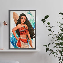 Load image into Gallery viewer, Princess Moana 40*60CM(Canvas) Full Round Drill Diamond Painting

