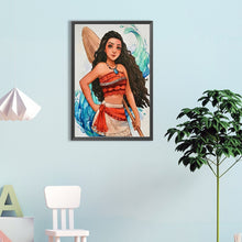 Load image into Gallery viewer, Princess Moana 40*60CM(Canvas) Full Round Drill Diamond Painting
