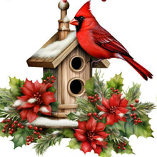 Load image into Gallery viewer, Nordic Cardinal 40*40CM(Canvas) Full Round Drill Diamond Painting

