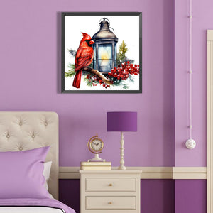 Nordic Cardinal 40*40CM(Canvas) Full Round Drill Diamond Painting
