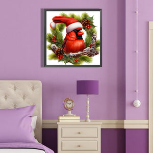 Nordic Cardinal 40*40CM(Canvas) Full Round Drill Diamond Painting