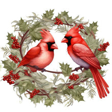 Load image into Gallery viewer, Nordic Cardinal 40*40CM(Canvas) Full Round Drill Diamond Painting
