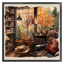Load image into Gallery viewer, Corner Of The House (50*50CM) 11CT 3 Stamped Cross Stitch
