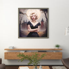 Load image into Gallery viewer, Short Blonde Beauty (50*50CM) 11CT 3 Stamped Cross Stitch
