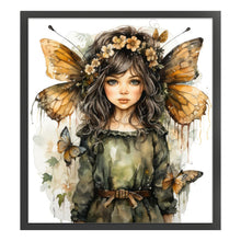 Load image into Gallery viewer, Butterfly Girl (50*55CM) 11CT 3 Stamped Cross Stitch
