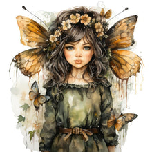 Load image into Gallery viewer, Butterfly Girl (50*55CM) 11CT 3 Stamped Cross Stitch
