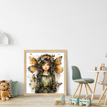 Load image into Gallery viewer, Butterfly Girl (50*55CM) 11CT 3 Stamped Cross Stitch
