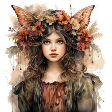 Load image into Gallery viewer, Butterfly Girl (50*55CM) 11CT 3 Stamped Cross Stitch
