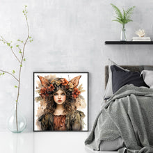 Load image into Gallery viewer, Butterfly Girl (50*55CM) 11CT 3 Stamped Cross Stitch
