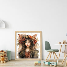 Load image into Gallery viewer, Butterfly Girl (50*55CM) 11CT 3 Stamped Cross Stitch
