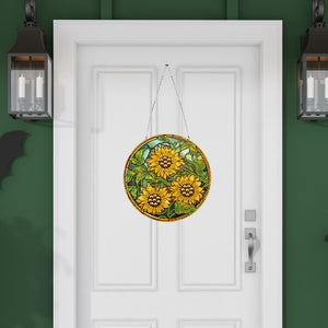 Suncatcher Double Sided Diamond Painting Hanging Decor (Sunflower #6)