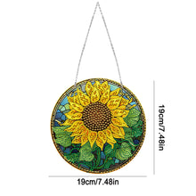 Load image into Gallery viewer, Suncatcher Double Sided Diamond Painting Hanging Decor (Sunflower #7)
