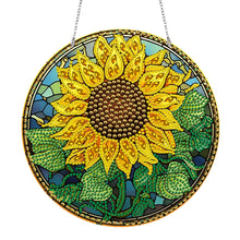 Load image into Gallery viewer, Suncatcher Double Sided Diamond Painting Hanging Decor (Sunflower #7)
