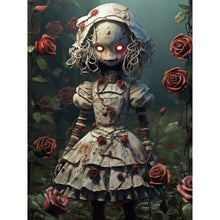 Load image into Gallery viewer, Halloween Skull Doll 30*40CM Full Round Drill Diamond Painting
