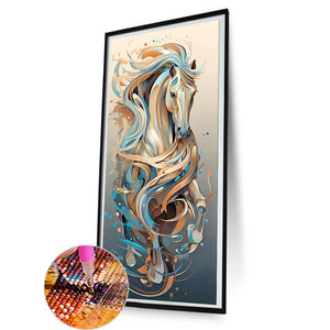 Art Horse 40*80CM Full Round Drill Diamond Painting