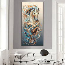 Load image into Gallery viewer, Art Horse 40*80CM Full Round Drill Diamond Painting
