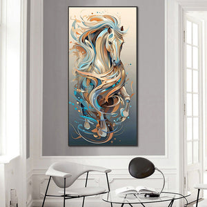 Art Horse 40*80CM Full Round Drill Diamond Painting