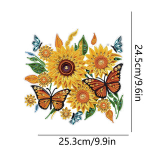 Special Shape DIY Diamond Painting Ornaments Sunflower Crystal Painting Ornament