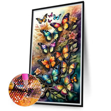 Load image into Gallery viewer, Butterfly 40*70CM Full Round Drill Diamond Painting
