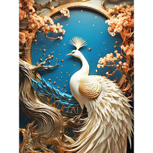 Load image into Gallery viewer, Divine Bird Peacock 30*40CM Full Round Drill Diamond Painting
