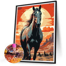Load image into Gallery viewer, Wild Horse At Sunset 30*40CM Full Round Drill Diamond Painting
