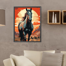 Load image into Gallery viewer, Wild Horse At Sunset 30*40CM Full Round Drill Diamond Painting
