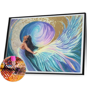 Angel 50*40CM Full Round Drill Diamond Painting