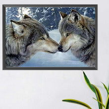 Load image into Gallery viewer, Snow Wolf 60*40CM Full Round Drill Diamond Painting
