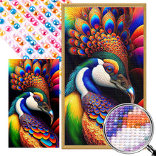 Load image into Gallery viewer, Peacock 40*70CM Full Round Drill Diamond Painting
