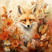 Load image into Gallery viewer, Autumn Fox 30*30CM Full Round Drill Diamond Painting
