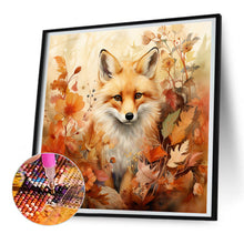 Load image into Gallery viewer, Autumn Fox 30*30CM Full Round Drill Diamond Painting
